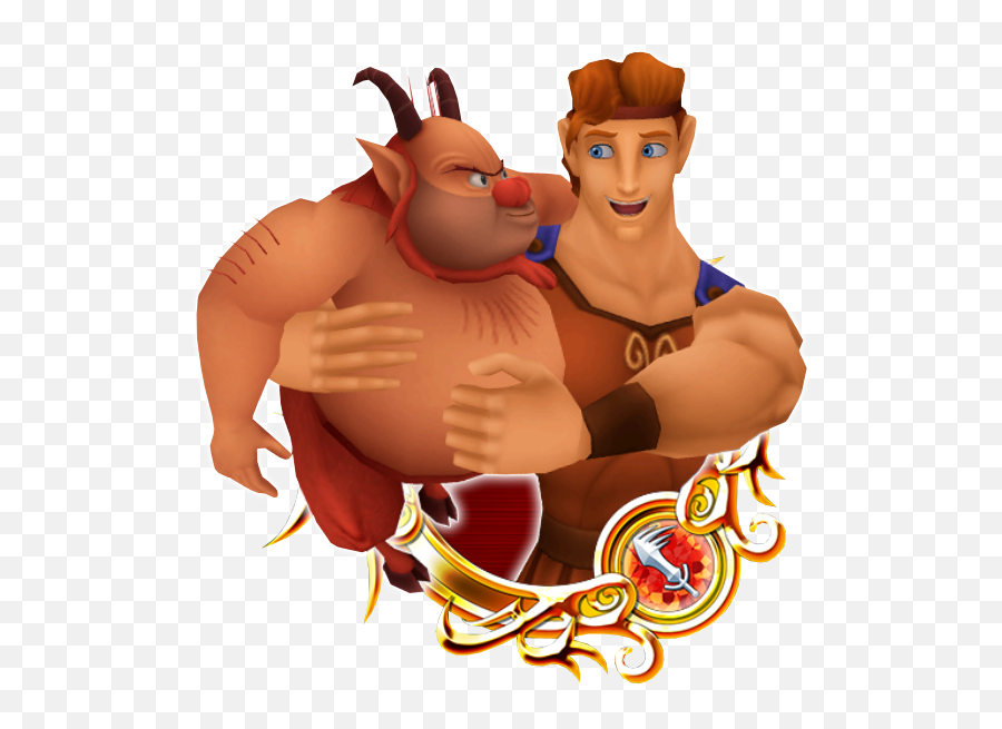 Hercules U0026 Phil - Khux Wiki Kingdom Hearts Ii Simba Png,Hercule Png