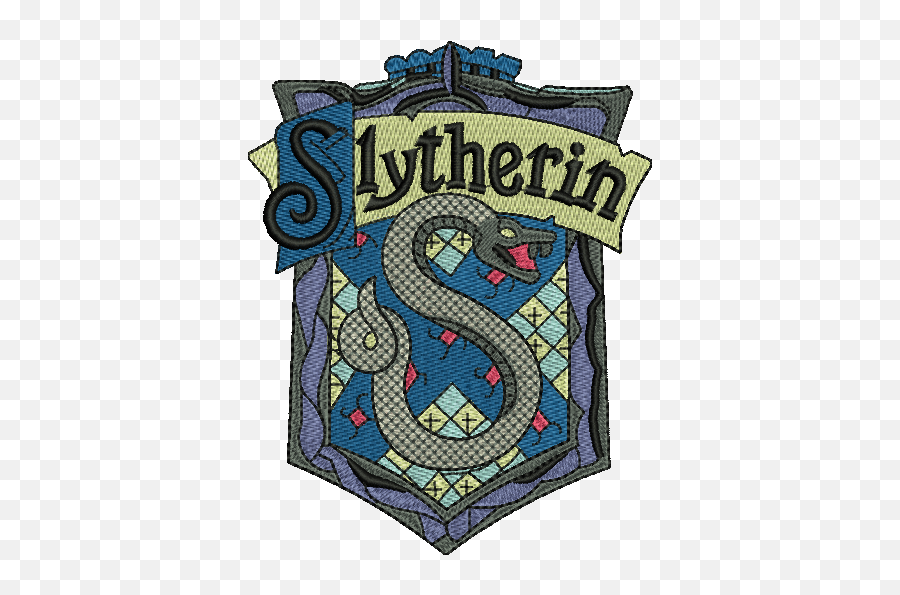 Slytherin Harry Potter Embroidery Designs Instant Download - Harry Potter Slytherin Crest Png,Gryffindor Logos