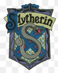 Slytherin Harry Potter Embroidery Designs Instant Download - Harry Potter Slytherin Crest Png,Gryffindor Logos