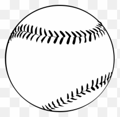 Baseball Clipart Transparent Background - Clip Art Black And White Baseball Png,Baseball Transparent Background