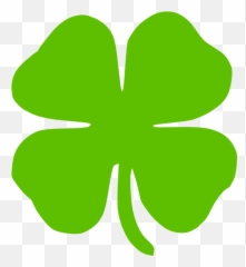Four Leaf Clover Clipart Png - 4 Leaf Clover Clipart,Shamrock Clipart Png