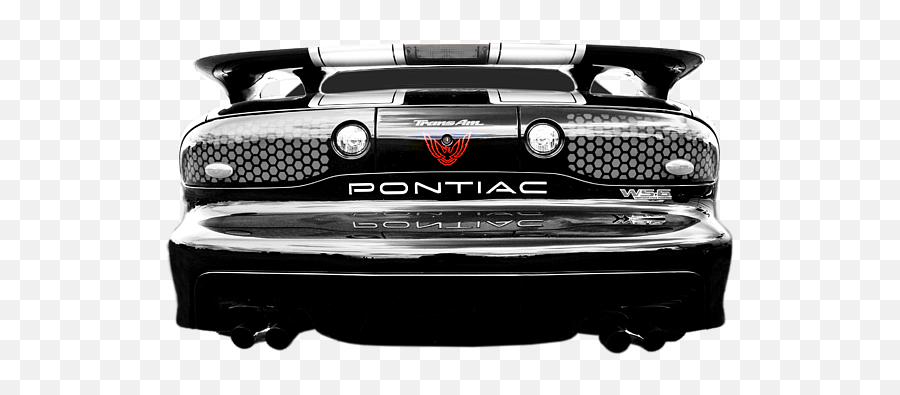 Pontiac Trans Am Rear In Black And White T - Shirt Trans Am Ws6 Shirt Png,Pontiac Firebird Logo