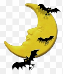 Halloween Moon Clipart Free - Fictional Character png