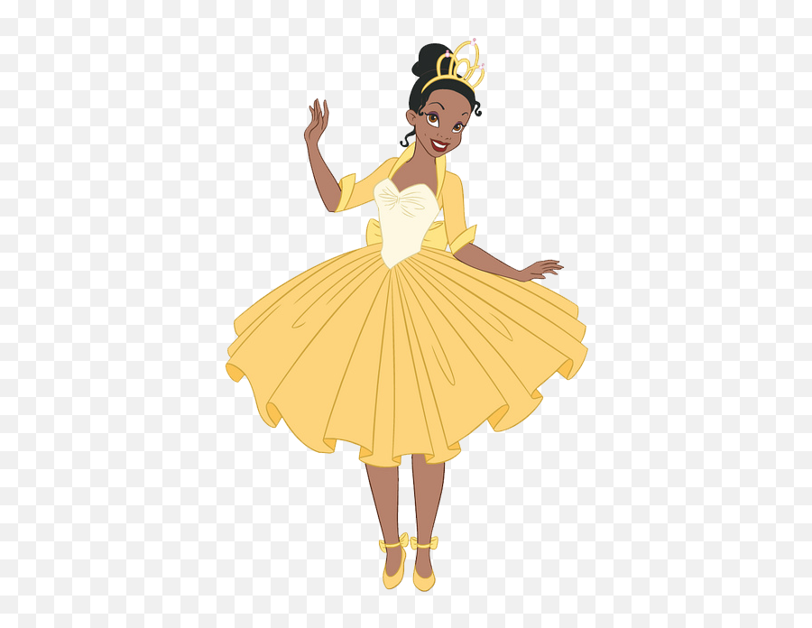 Princess Tiana Yellow Dress Png - Princess Tiana Yellow Dress,Princess Tiana Png