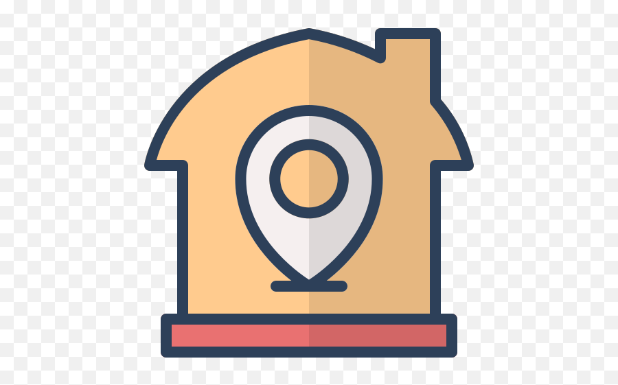 Location Pin Home House Real Estate Free Icon Of - Vertical Png,Real Estate Icon