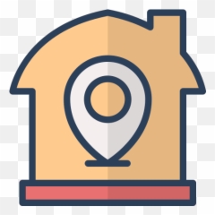 Location Pin Home House Real Estate Free Icon Of - Vertical png