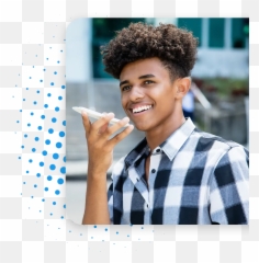 Voice Command List Your Business - Curly png
