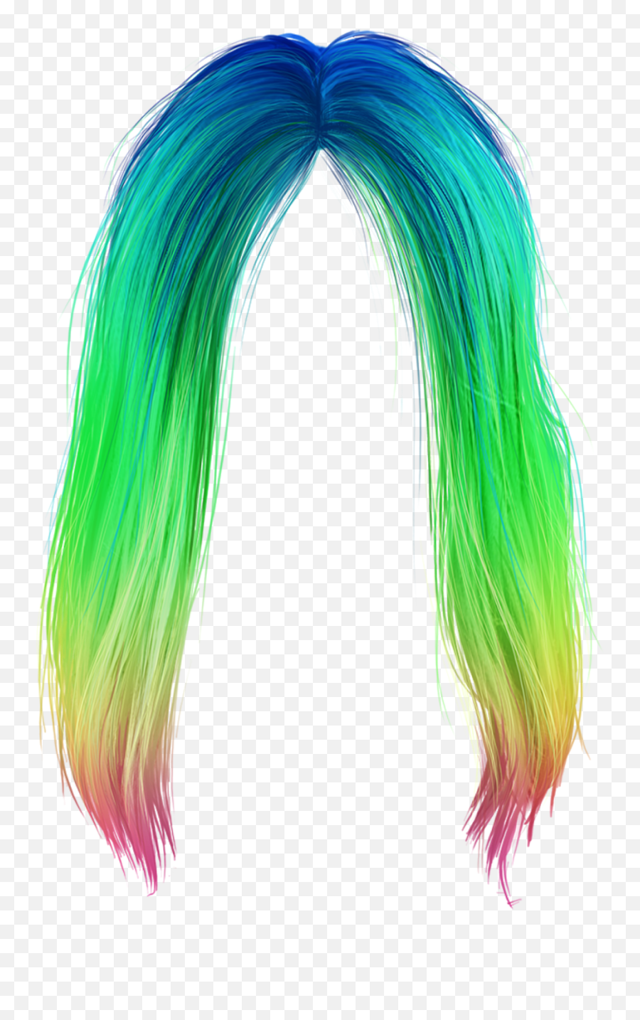 Wig Picsart Hair Studio Dye Touch - Colored Hair Transparent Background Png,Icon Studio For Hair