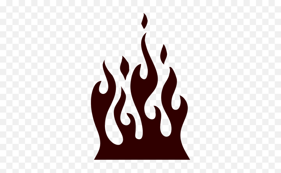 Burning Fire Silhouette Icon - Transpare 494940 Png Silhouette Fire Vector Png,Fire Vector Png