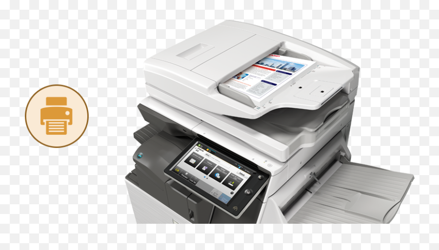 Print Interoperability And - Sharp Mx3070 Png,Print Document Icon