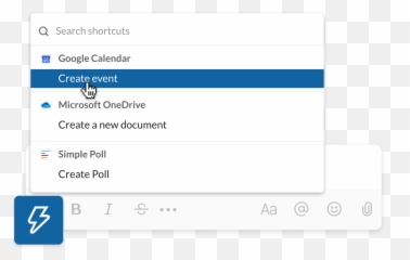 Take Action With Your Essential Tools In Slack App - Dot png