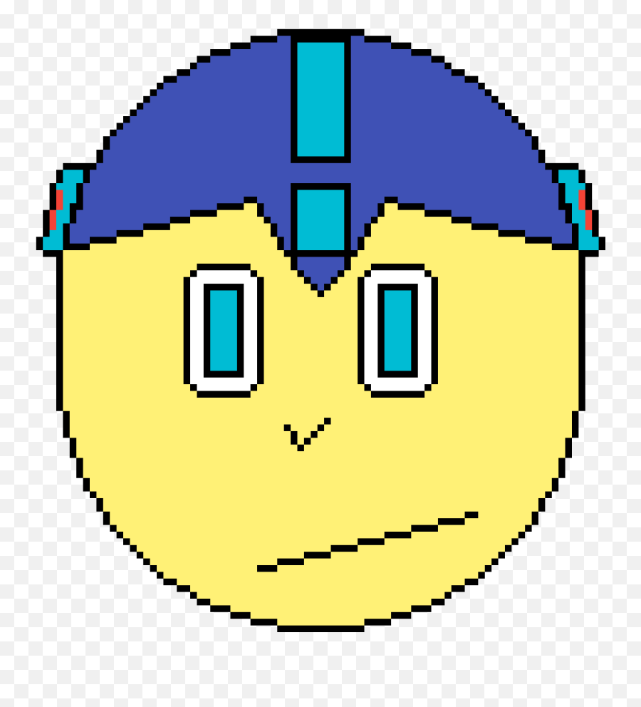 Pixilart - Megaman Face V2 By Coopalooper Happy Png,Coop Icon