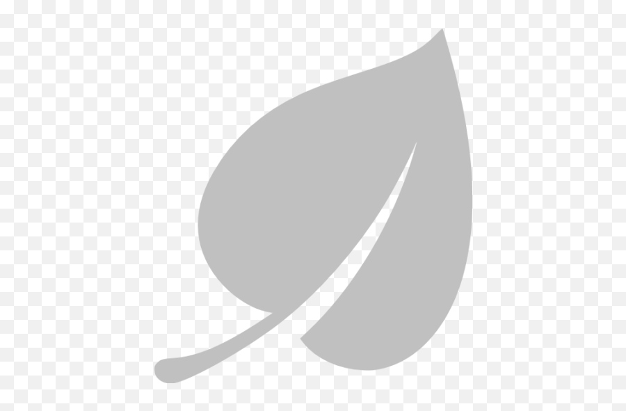 Silver Leaf Icon - Leaf Icon Grey Png,Icon Silverleaf