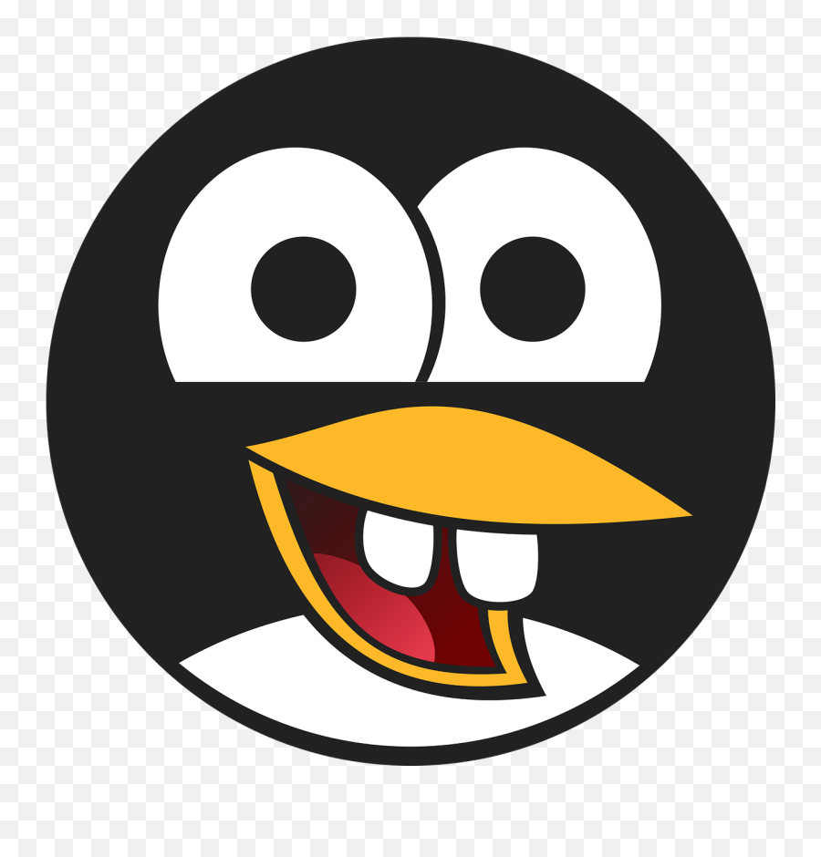 Avatar Beak Beginner Black Cute - Logo Linux Penguin Icon Png,Buddy Icon Avatar