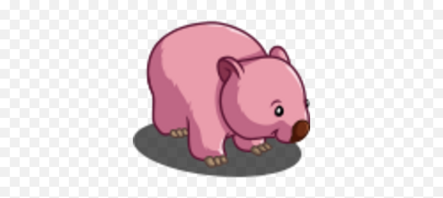 Giant Pink Wombat - Animal Figure Png,Wombat Icon