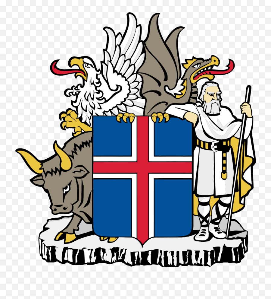 Guardian Spirits Modular New Icelandic Team Logo Draws - Iceland Coat Of Arms Png,Spread Eagle Icon