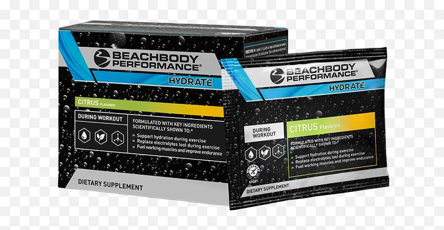 Beachbody Performance Hydrate 10 - Pack Hydrate Sample Pack Beachbody Png,Dehydration Icon