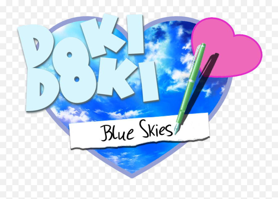 Doki Blue Skies Ddlc Modding Wiki Fandom - Doki Doki Blue Skies Logo Png,Katawa Shoujo Icon