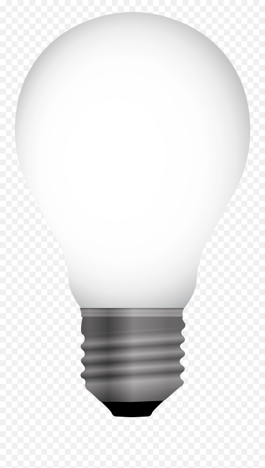 Bulb Clipart Free Download Transparent Png Creazilla - White Light Bulb Png,Lightbulb Icon Transparent Background