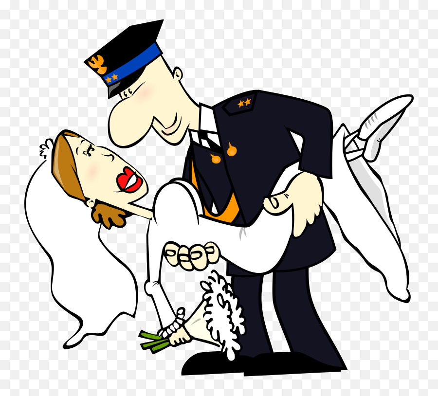 Wedding Couple Groom - Free Vector Graphic On Pixabay Fireman Wedding Clipart Png,Married Couple Png