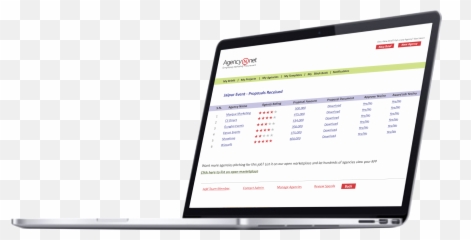 Agencyonnet - SaaS Solution to simplify marketing procurement Technology Applications png