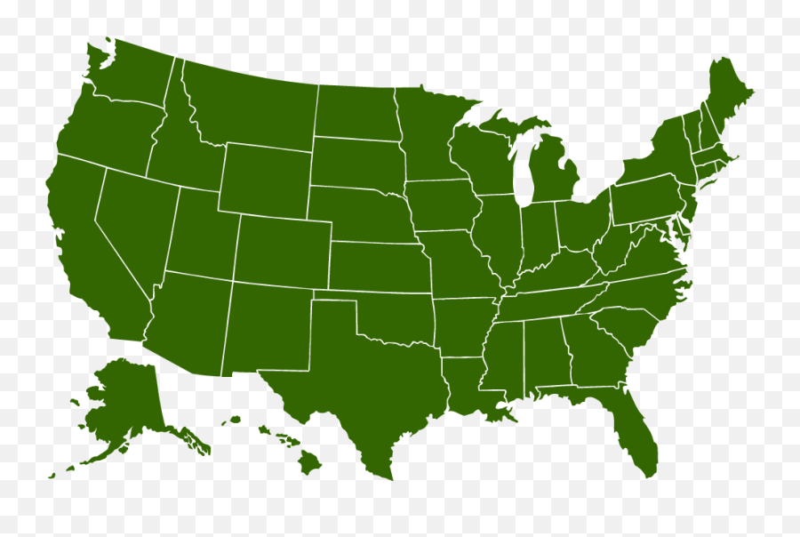 Us Map Outline Png - Us Map Transparent Background,United States Outline Png