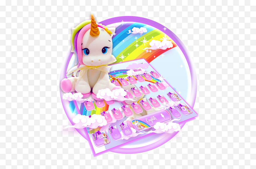 Cute Rainbow Unicorn Smile Keyboard Apk 10001001 - Download Unicorn Png,Rainbow Unicorn Icon