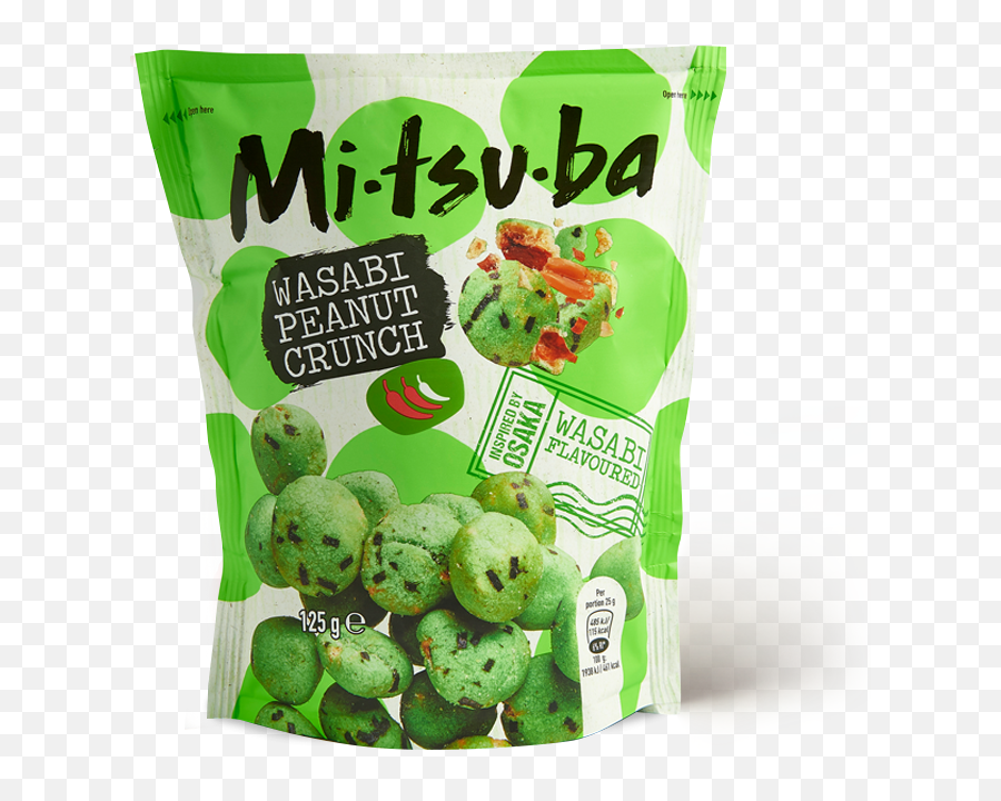 Wasabi Peanut Crunch U0026 Crispies - Mitsuba Snacks Mitsuba Wasabi Peanut Crunch Png,Peanut Transparent
