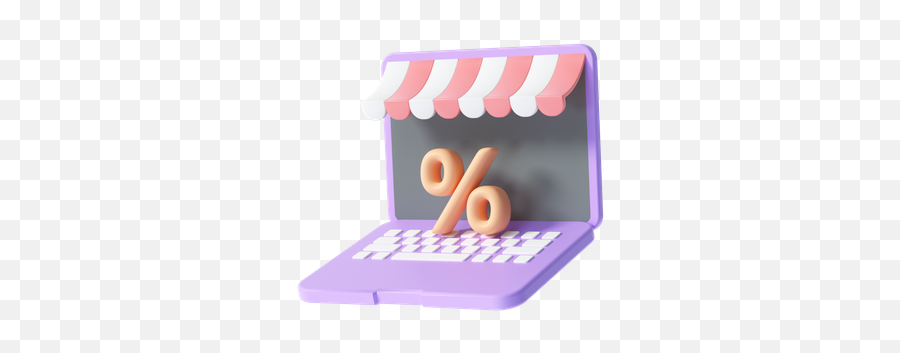 Premium Online Shopping Discount 3d Illustration Download In - Online Shop 3d Icon Png,Web Shop Icon