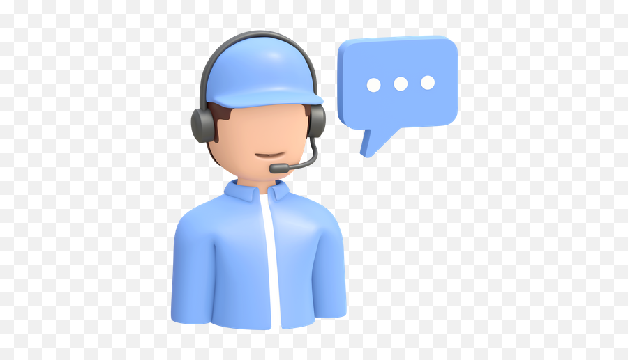 Premium Customer Support 3d Illustration Download In Png - Logo Customer Support 3d,Chat Support Icon