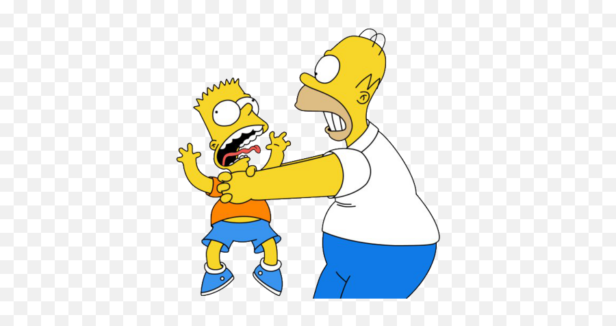 Download Hd Bart Simpson With Homer - Simpsons Bart Simpsons Bart And Homer Png,Homero Png