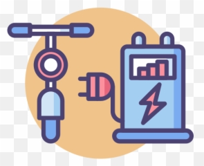 Bike Charging Station Vector Icons Free Download Svg Png - Vertical