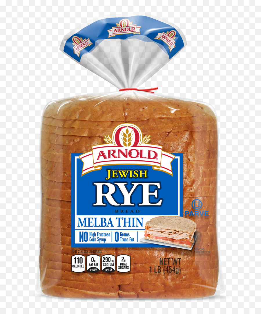 Arnold Premium Breads Melba Thin - Arnold Melba Thin Rye Png,Slice Of Bread Png