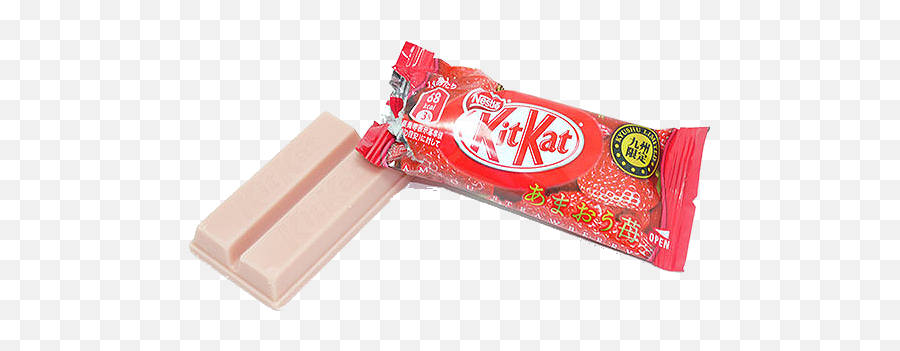 Kitkat - Kit Kat Strawberry Transparent Hd Png Download,Kitkat Png