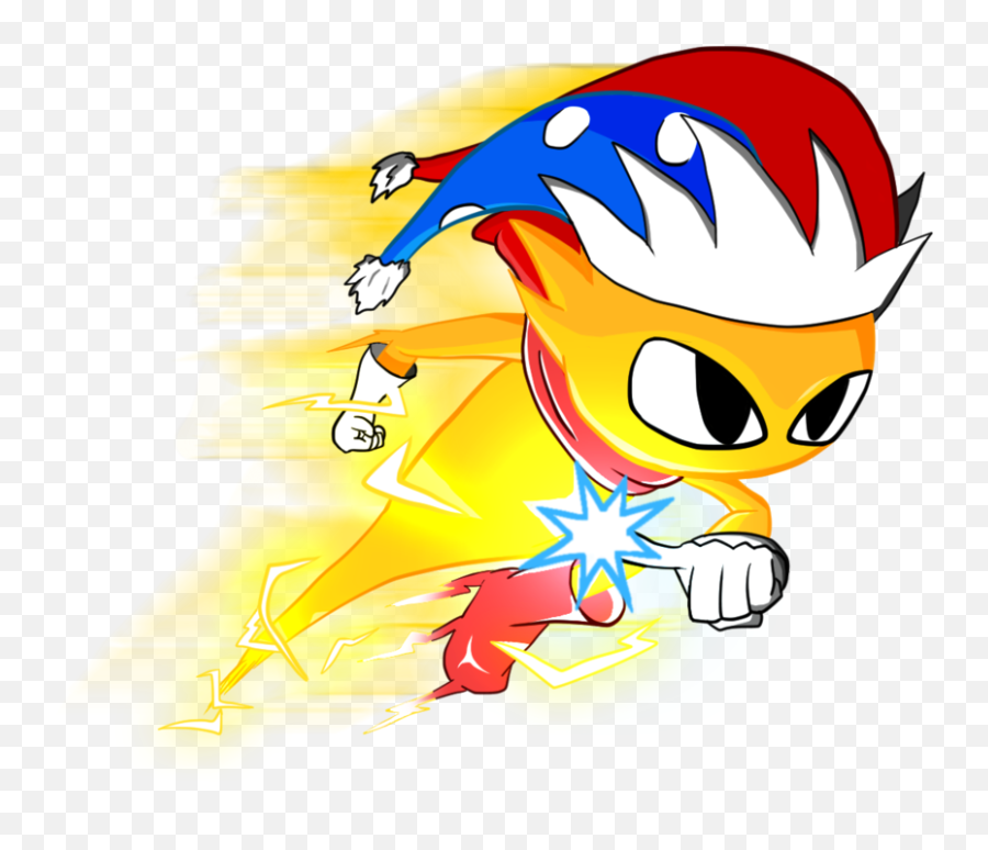 The Flash Clipart Electric Spark - Spark The Jester Png Spark The Electric Jester Spurk,Jester Png