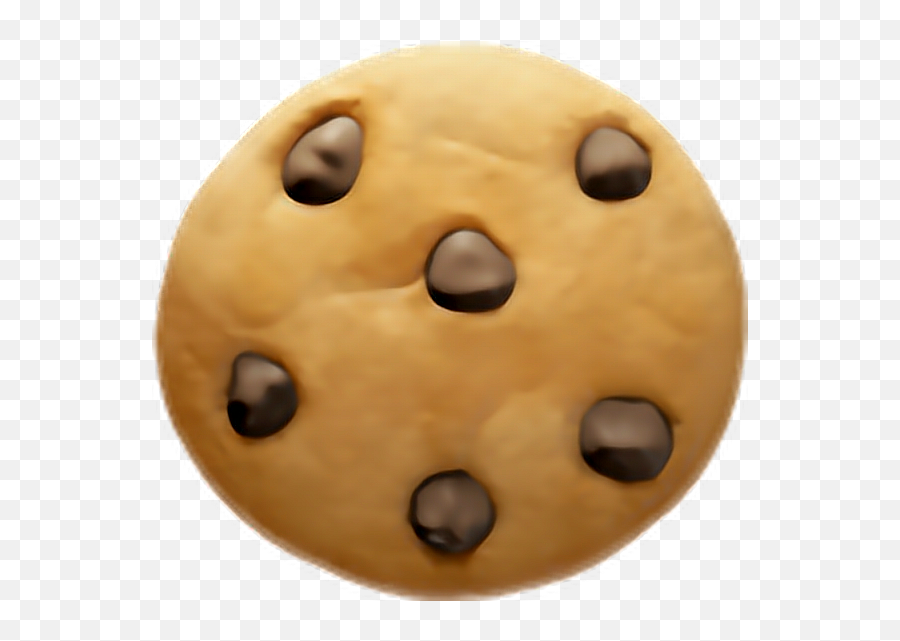 Chocolate Chip Cookie Emojipedia - Cookie Emoji Png,Cookie Transparent