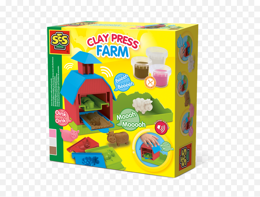 Ses Creative Farm Play Dough Press With Animal Sounds - Ses Creative Png,Play Doh Png