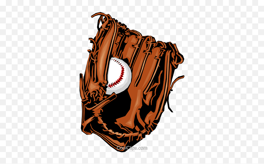 Baseball Glove And Ball Royalty Free Vector Clip Art - Baseball Glove Clip Art Png,Baseball Png Transparent