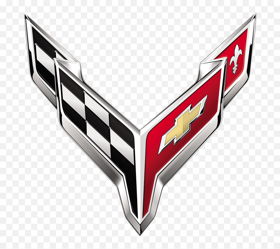 Corvette Logo Evolution History And Meaning - Chevrolet Corvette Logo Png,Chevrolet Logo Transparent