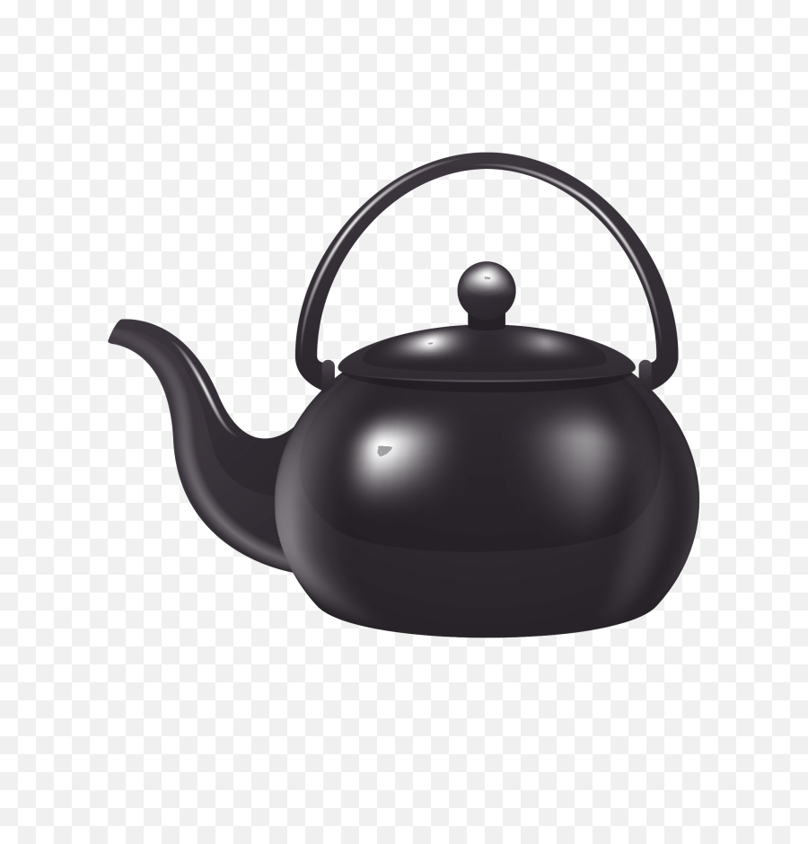 Black Tea Pot Png Image Free Download - Tea Kettle Png,Tea Kettle Png