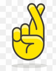 363 - Transparent Fingers Crossed Clipart Png,Fingers Crossed Png