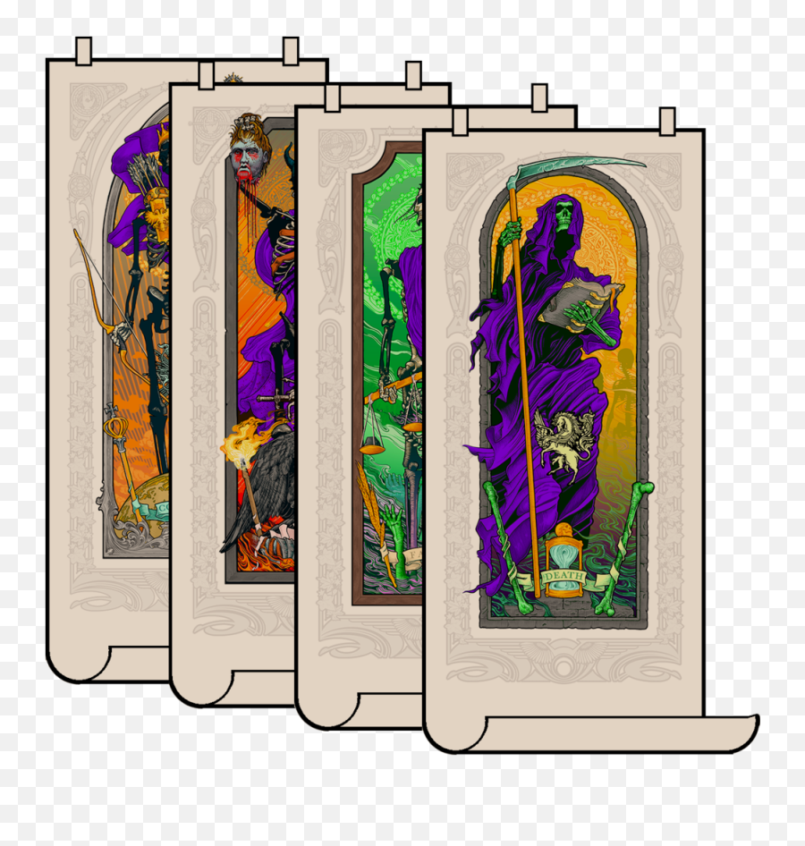 Reapers Of The Apocalypse Print Set - Visual Arts Png,Apocalypse Png