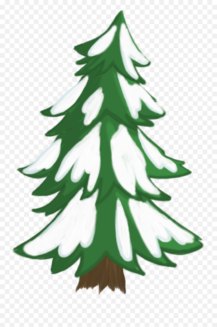 Éléments Frais Décoratifs Plantes Dessinées - Christmas Tree Png,White Christmas Tree Png
