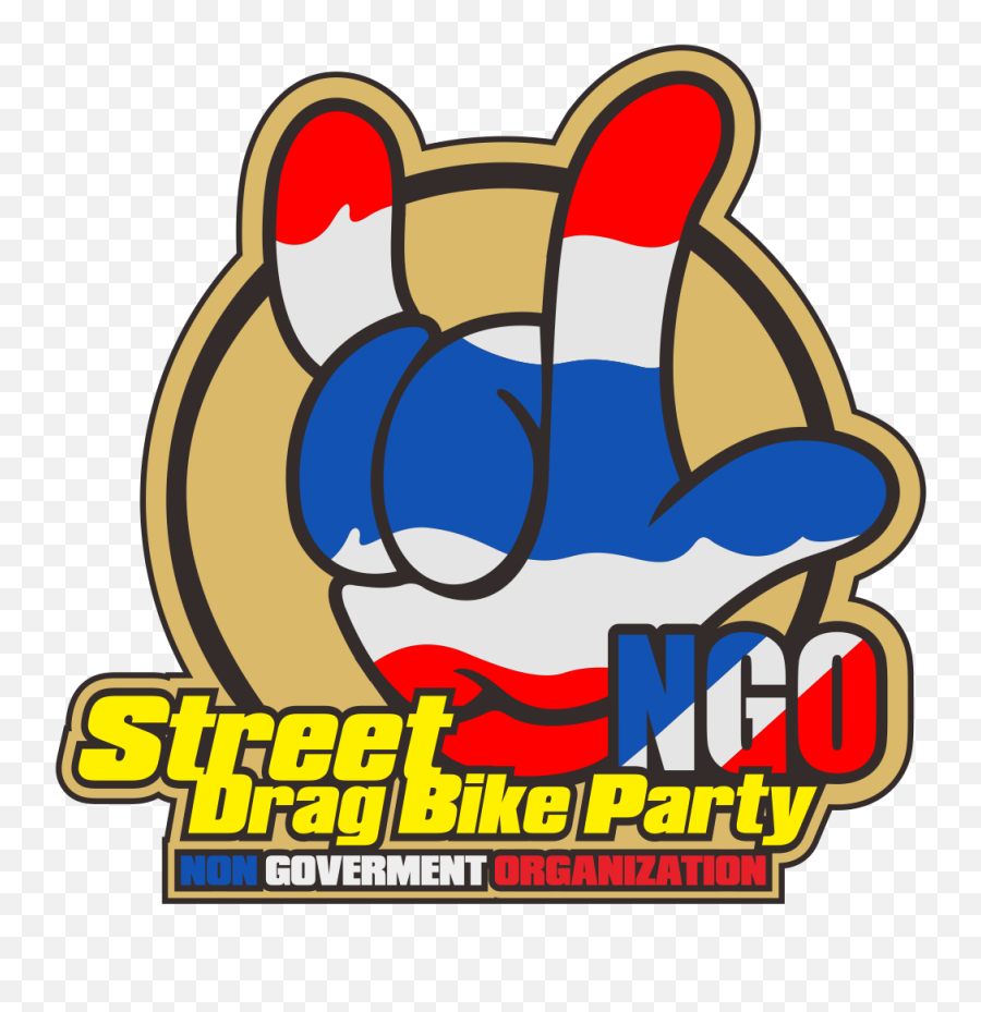 Download Logo Street Drag Bike Party Vector Cdr U0026 Png Hd - Logo Thai Sticker Design,Hd Logo
