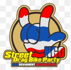 Download Logo Street Drag Bike Party Vector Cdr U0026 Png Hd - Logo Thai Sticker Design,Hd Logo