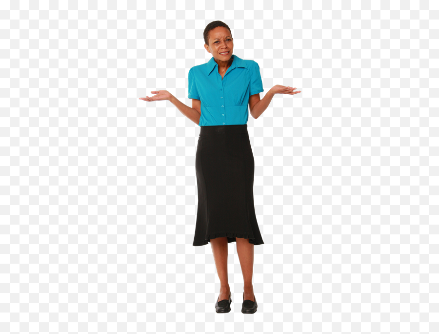 Download Woman - Confused Learning Full Size Png Image Start,Confused Png