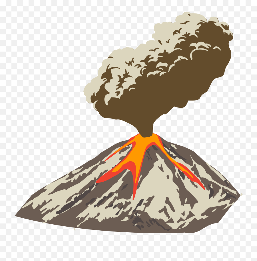 Download Volcano Png Free Background - Transparent Volcanic Eruption Clip Art,Volcano Png