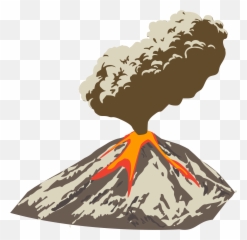 Download Volcano Png Free Background - Transparent Volcanic Eruption Clip Art,Volcano Png
