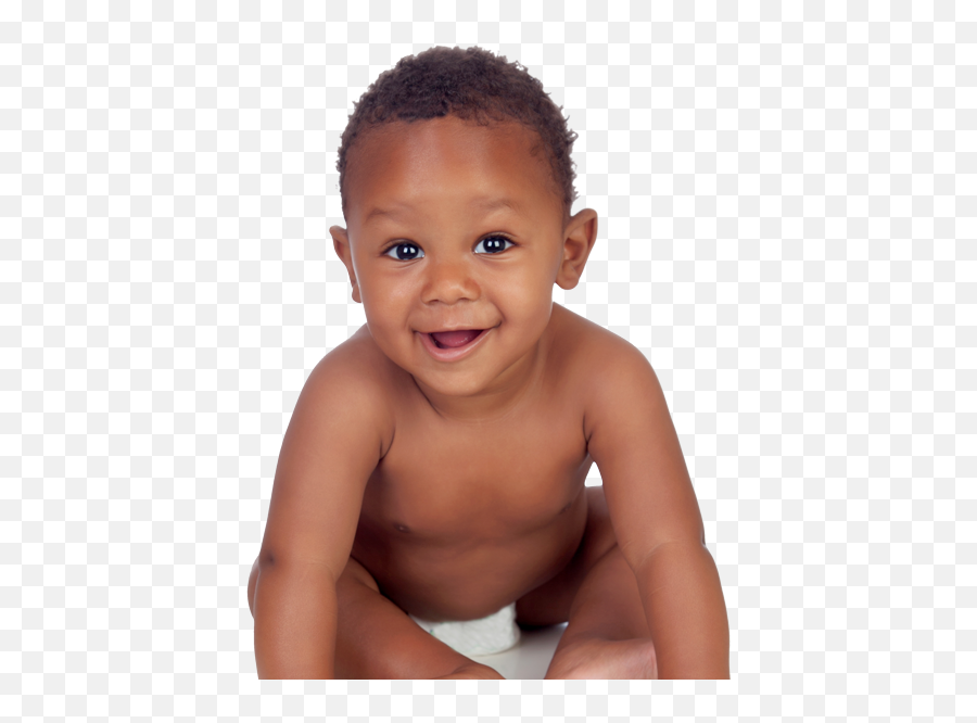 Download Hd Happy African American Baby - Heat Rash Black Baby Png,Baby Transparent