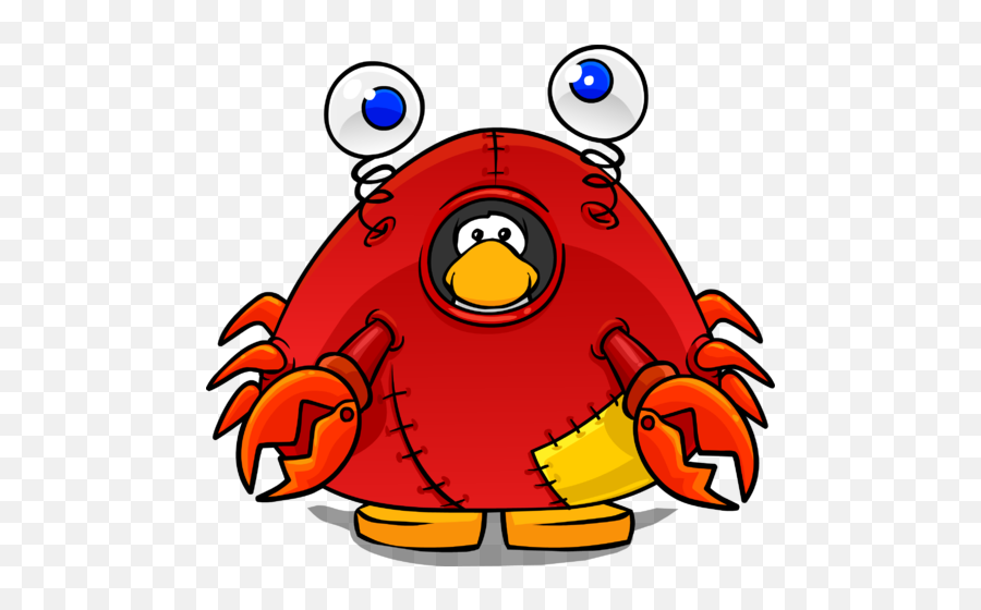 Crab Costume From A Player Card - Club Penguin Astronaut Png,Card Suit Png